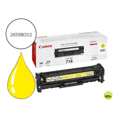 TONER CANON 718 AMARILLO 2900 PAG