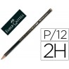 LAPICES DE GRAFITO FABER 9000 2H -UNIDAD