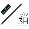 LAPICES DE GRAFITO FABER 9000 3H -UNIDAD