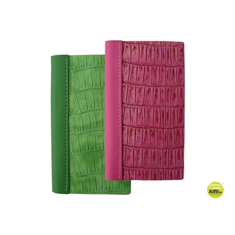 LIBRETA LIDERPAPEL SIMIL PIEL PAPEL CREMA 70 GR 142 HOJAS 14,2X11,5CM 3 COLORES SURTIDOSUNIDAD