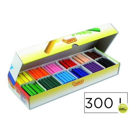 LAPICES CERA JOVICOLOR TRIWAX CAJA DE 300 UNIDADES
