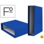 CAJA ARCHIVADOR LIDERPAPEL DE PALANCA CARTON FOLIO DOCUMENTA COLOR AZUL