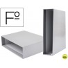 CAJA ARCHIVADOR LIDERPAPEL DE PALANCA CARTON FOLIO DOCUMENTA COLOR GRIS