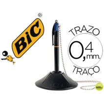 BOLIGRAFO BIC CUATRO COLORES CON PEANA