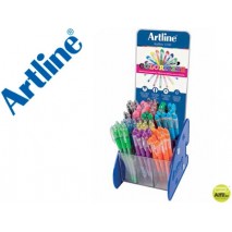 BOLIGRAFO ARTLINE SOFTLINE 1700 TINTA GEL EXPOSITOR DE 72 UNIDADES COLORES SURTIDOS