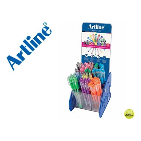 BOLIGRAFO ARTLINE SOFTLINE 1700 TINTA GEL EXPOSITOR DE 72 UNIDADES COLORES SURTIDOS