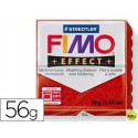 PASTA STAEDTLER FIMO EFFECT 56 GR ROJO PURPURINA