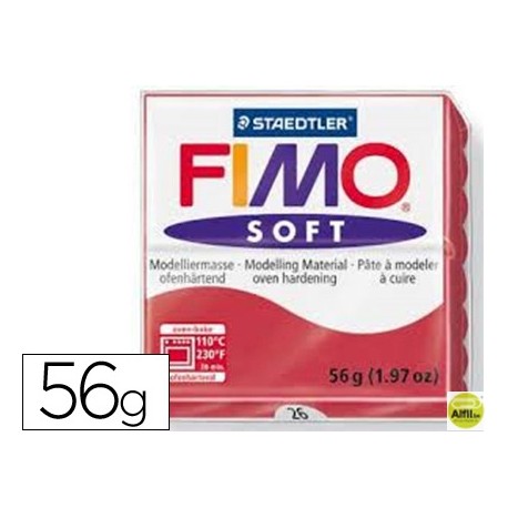 PASTA STAEDTLER FIMO EFFECT 56 GR METALICO ROJO RUBI