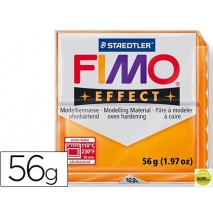 PASTA STAEDTLER FIMO EFFECT 56 GR NARANJA TRANSLUCIDO