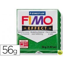 PASTA STAEDTLER FIMO EFFECT 56 GR VERDE PURPURINA