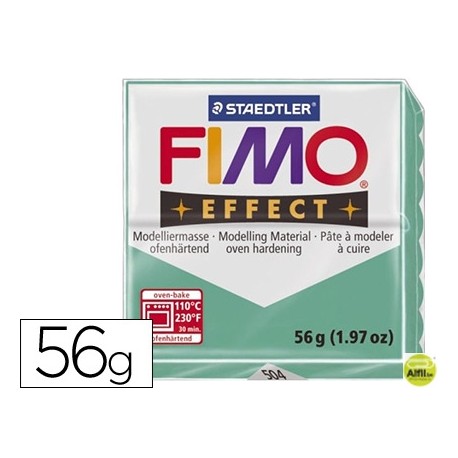 PASTA STAEDTLER FIMO EFFECT 56 GR VERDE TRANSLUCIDO