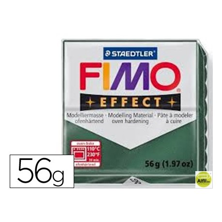 PASTA STAEDTLER FIMO EFFECT 56 GR METALICO VERDE OPALO