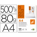 PAPEL LIDERPAPEL A4 80G/M2 PAQUETE DE 500 HOJAS BLANCO MICROPERFORADO EN TRES PARTES IGUALES