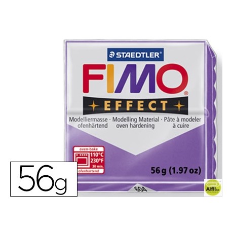 PASTA STAEDTLER FIMO EFFECT 56 GR PURPURA TRANSLUCIDO