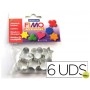 CORTAPASTA STAEDTLER FIMO METALICO BOLSA CON 6 MODELOS SURTIDOS