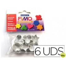 CORTAPASTA STAEDTLER FIMO METALICO BOLSA CON 6 MODELOS SURTIDOS