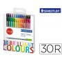 ROTULADOR STAEDTLER TRIPLUS FINELINER ESTUCHE 24+6 COLORES SURTIDOS