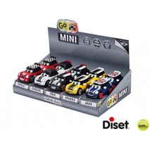 COCHE DISET MINIATURA GO MINI CREW ZERS MODELOS SURTIDOS