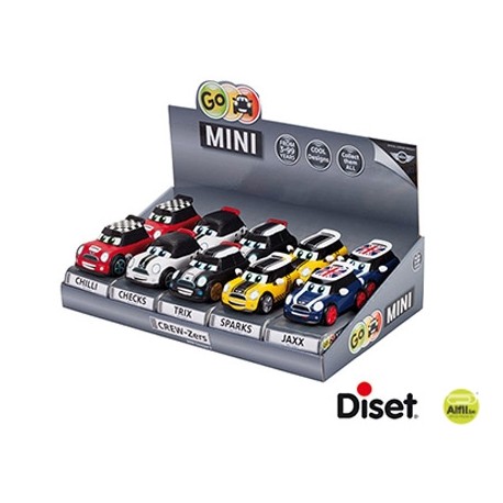 COCHE DISET MINIATURA GO MINI CREW ZERS MODELOS SURTIDOS