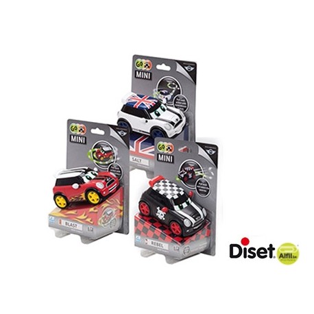 COCHE DISET MINIATURA PILUETA GO MINI STUNT RACERS MODELOS SURIDOS