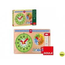 JUEGO GOULA DIDACTICO RELOJ CALENDARIO CASTELLANO
