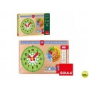 JUEGO GOULA DIDACTICO RELOJ CALENDARIO CASTELLANO