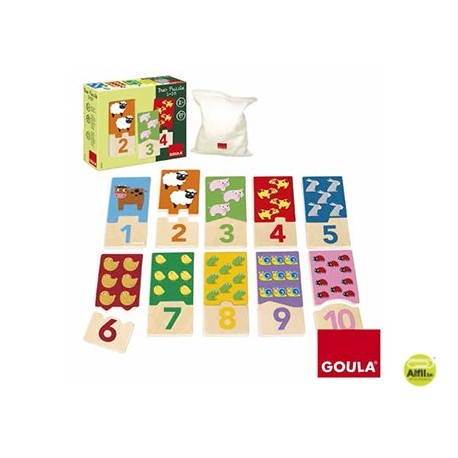 PUZZLE GOULA INFANTIL DUO 1-10