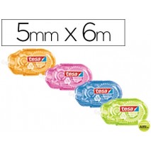 CORRECTOR TESA CINTA MINI 5 MM X 6 MT