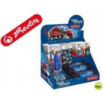 EXPOSITOR HERLITZ DE MESA TRANSFORMERS 2014 34X28X38 CM
