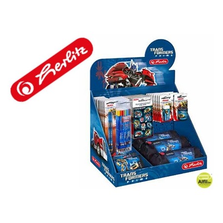 EXPOSITOR HERLITZ DE MESA TRANSFORMERS 2014 34X28X38 CM