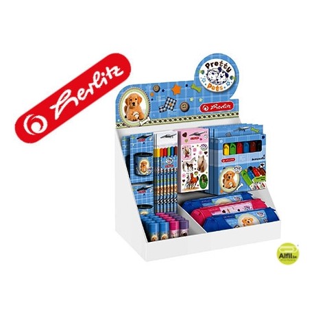 EXPOSITOR HERLITZ DE MESA PRETTY PETS 2014 34X13X33 CM