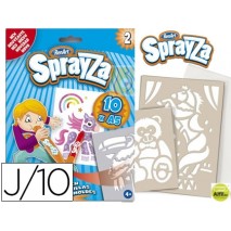 PLANTILLA SPRAYZA PARA DECORAR MODELO 2 SET 10 MODELOS