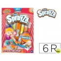 ROTULADOR SPRAYZA CAJA DE 6 COLORES SURTIDOS MATES + 1 PLANTILLA