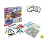 ROTULADOR SPRAYZA SUPER PRO CAJA DE 20 ROTULADORES COLORES SURTIDOS +10 PLANTILLA Y MESA DE TRABAJO