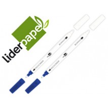 BORRATINTA LIDERPAPEL PARA TINTA AZUL REAL - BLISTER DE 2 UNIDADES