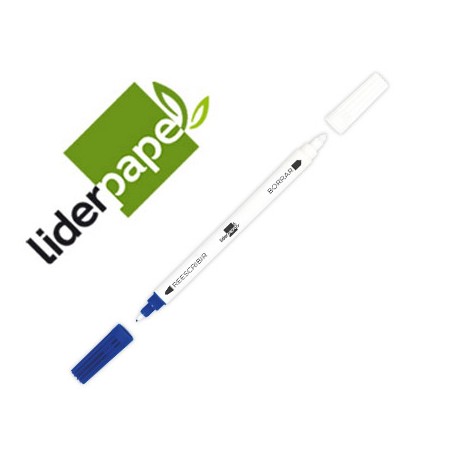BORRATINTA LIDERPAPEL PARA TINTA AZUL REAL