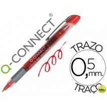 ROTULADOR Q-CONNECT ROLLER BALL ROJO 0,7 MM