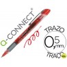 ROTULADOR Q-CONNECT ROLLER BALL ROJO 0,7 MM