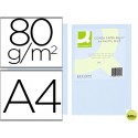 PAPEL COLOR Q-CONNECT DIN A4 80GR CELESTE PAQUETE DE 500 HOJAS
