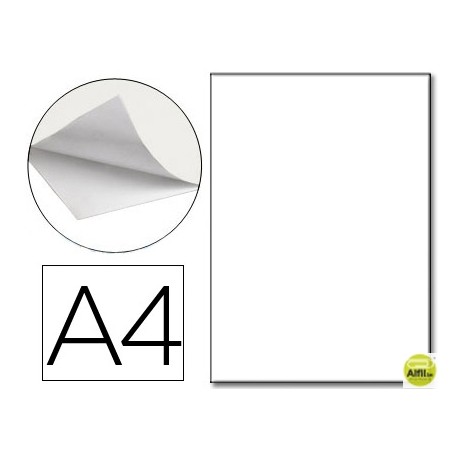 POLIESTER BLANCO ESPECIAL Q-CONNECT MATE OPACO DIN A4 PARA IMPRESORAS LASER PAQUETE DE 100 HOJAS 125
