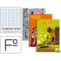 BLOC ESPIRAL LIDERPAPEL FOLIO 80 H CUADRO 4 MM TAPA CARTONCILLO 60 GR FANTASIA TEEN MONSTER