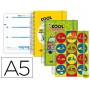 AGENDA ESCOLAR LIDERPAPEL 14-15 FANTASIA DIN-A5 70 HOJAS COOL TRANSPORTS TAPA FORRADA