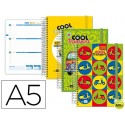 AGENDA ESCOLAR LIDERPAPEL 14-15 FANTASIA DIN-A5 70 HOJAS COOL TRANSPORTS TAPA FORRADA