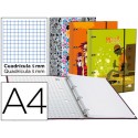 CARPETA LIDERPAPEL DINA4 FORRA DA CON RECAMBIO 120H 70GR 5MM 4 AN.REDONDAS 20MM CIERRE GOMAFANTASIA