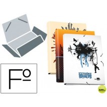 CARPETA LIDERPAPEL GOMAS SOLAPAS FOLIO TRES SOLAPAS FANTASIA EXTREME SPORTS