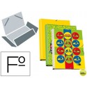 CARPETA LIDERPAPEL GOMAS SOLAPAS FOLIO TRES SOLAPAS FANTASIA COOL TRANSPORTS