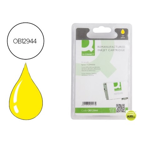 INK-JET Q-CONNECT COMPATIBLE EPSON AMARILLO SX420W SX425W SX525WD SX620FW BX305F BX305FWBX320FW BX52