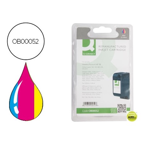 INK-JET Q-CONNECT COMPATIBLE HP DJ TRICOLOR 38ML 920 940 1220 1280 SERIES OJ SERIE G K V40 PSC 700 7