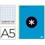 BLOC ESPIRAL LIDERPAPEL A5 MICRO ANTARTIK TAPA FORRADA 120 H 100G CUADRO 5 MM BANDAS 6 TALADROS COLO