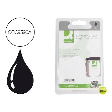 INK-JET Q-CONNECT COMPATIBLE HP 88XL NEGRO 2.450PAG OFFICEJET PRO K8600XX K5400XX K550XX L7480 L7590